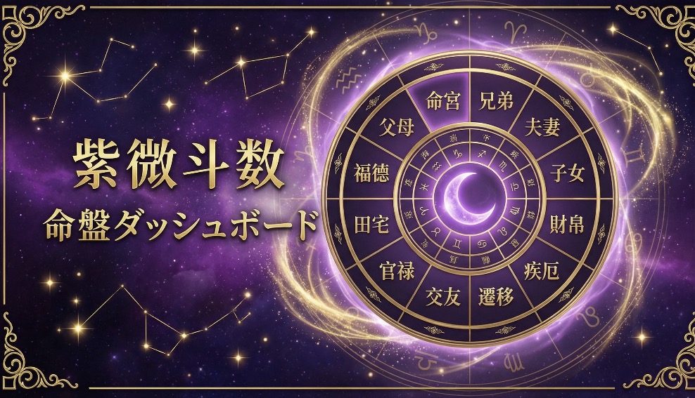 紫微斗数 命盤ダッシュボード